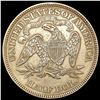 Image 2 : 1869 Seated Liberty Half Dollar CLOSELY UNCIRCULAT