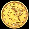 Image 1 : 1854 $2.5 Gold Quarter Eagle LIGHTLY CIRCULATED