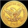 Image 2 : 1854 $2.5 Gold Quarter Eagle LIGHTLY CIRCULATED