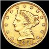 Image 1 : 1851 $2.5 Gold Quarter Eagle CLOSELY UNCIRCULATED