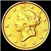 Image 1 : 1850 Rare Gold Dollar NEARLY UNCIRCULATED
