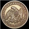 Image 2 : 1854-O Seated Liberty Half Dollar CLOSELY UNCIRCUL