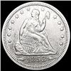 Image 1 : 1853 Arws & Rays Seated Liberty Quarter CLOSELY UN