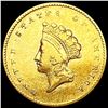Image 1 : 1855 Rare Gold Dollar LIGHTLY CIRCULATED