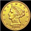 Image 1 : 1888 $2.50 Gold Quarter Eagle CLOSELY UNCIRCULATED