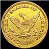 Image 2 : 1888 $2.50 Gold Quarter Eagle CLOSELY UNCIRCULATED