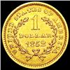 Image 2 : 1852 Rare Gold Dollar UNCIRCULATED