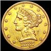 Image 1 : 1887-S $5 Gold Half Eagle CLOSELY UNCIRCULATED