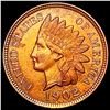 Image 1 : 1902 RED Indian Head Cent CHOICE BU