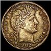 Image 1 : 1902 Barber Quarter CLOSELY UNCIRCULATED