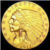Image 1 : 1911 $2.50 Gold Quarter Eagle UNCIRCULATED