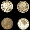 Image 1 : [4] (4) Varied US Nickels (1883, 1911, 1915-S, 192