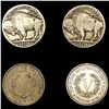 Image 2 : [4] (4) Varied US Nickels (1883, 1911, 1915-S, 192