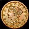 Image 1 : 1848 Braided Hair Large Cent CLOSELY UNCIRCULATED