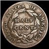 Image 2 : 1828 Classic Head Half Cent NICELY CIRCULATED