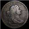 Image 1 : 1804 Pln 4 No Stem Draped Bust Half Cent NICELY CI