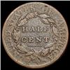 Image 2 : 1809 Classic Head Half Cent NICELY CIRCULATED