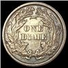 Image 2 : 1873 Arrows Seated Liberty Dime CLOSELY UNCIRCULAT