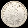 Image 1 : 1853 Arws & Rays Seated Liberty Quarter CLOSELY UN