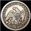 Image 2 : 1857-O Seated Liberty Quarter NICELY CIRCULATED