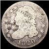 Image 1 : 1820 Capped Bust Dime NICELY CIRCULATED