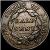 Image 2 : 1828 Classic Head Half Cent NICELY CIRCULATED