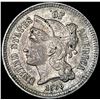 Image 1 : 1866 Nickel Three Cent CLOSELY UNCIRCULATED