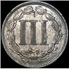 Image 2 : 1866 Nickel Three Cent CLOSELY UNCIRCULATED
