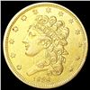 Image 1 : 1838 $5 Gold Half Eagle CLOSELY UNCIRCULATED