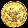 Image 2 : 1852 $2.5 Gold Quarter Eagle CLOSELY UNCIRCULATED