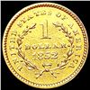 Image 2 : 1852 Rare Gold Dollar CLOSELY UNCIRCULATED