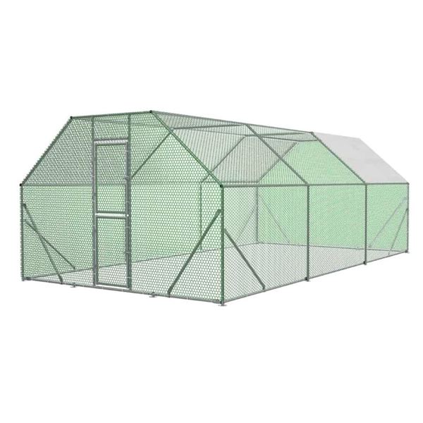 TMGCRS1020 SHELTER CHICKEN RUN WIRE MESH 10' X20'