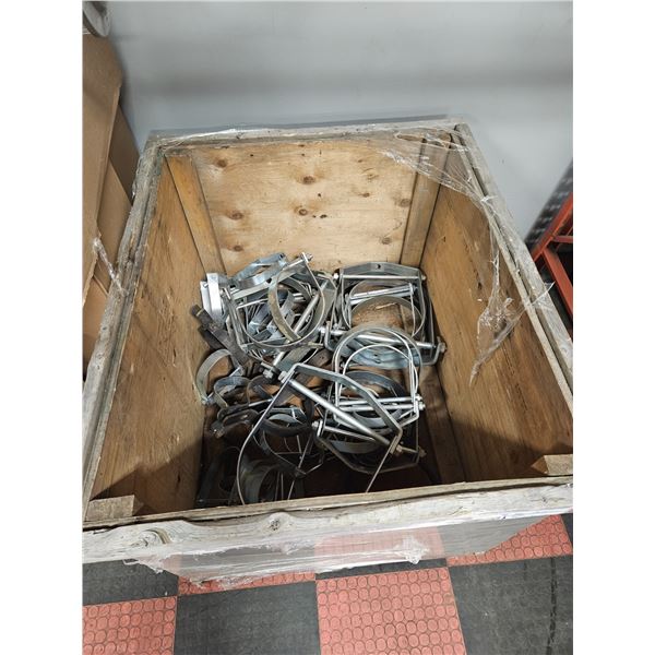 PALLET OF CHIMNEY BRACKETS VARIOUS SIZES