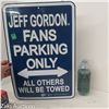 Image 1 : Jeff Gordon Fans Parking Only | Metal Sign