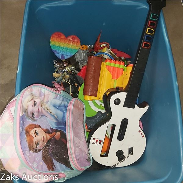 Blue Tote with Estate Childrens Toys