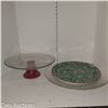 Image 1 : Estate | Heavy Glass Cake Plate +
