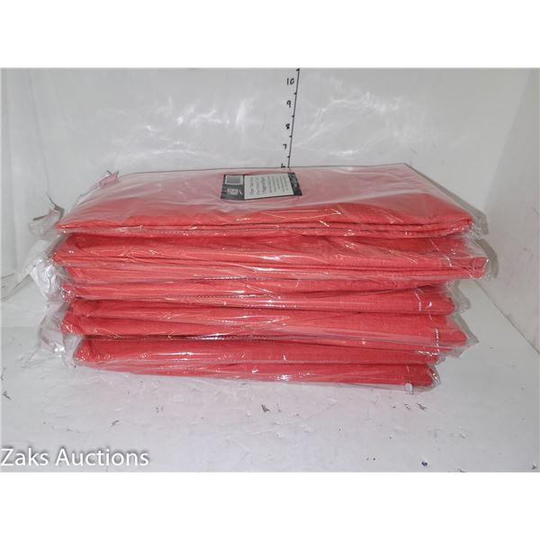 Lot of 8 Red Paper Table Cloths | 54x106"