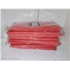 Image 1 : Lot of 8 Red Paper Table Cloths | 54x106"