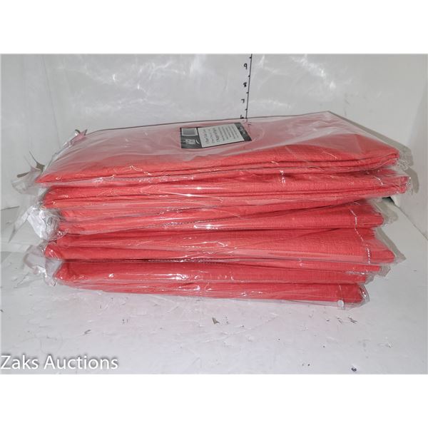Lot of 8 Red Paper Table Cloths | 54x106"
