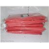 Image 1 : Lot of 8 Red Paper Table Cloths | 54x106"
