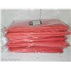 Image 1 : Lot of 8 Red Paper Table Cloths | 54x106"
