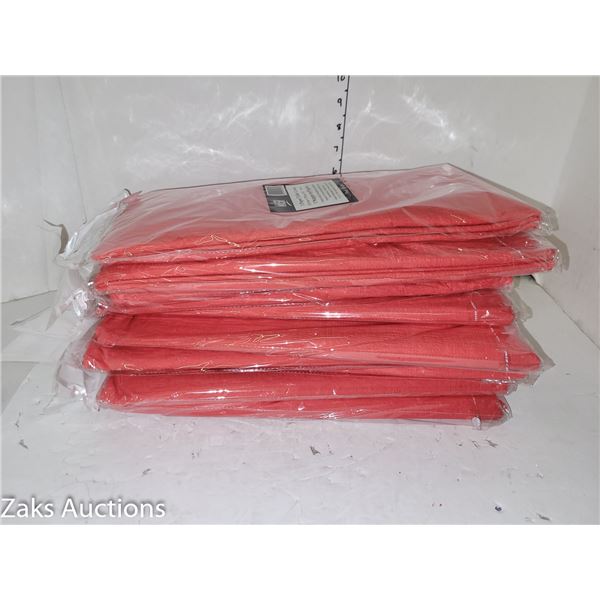 Lot of 8 Red Paper Table Cloths | 54x106"