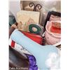 Image 3 : Estate | Sea Grass Basket with Various Items