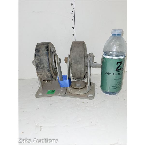 Lot of 2 Large Caster Wheels