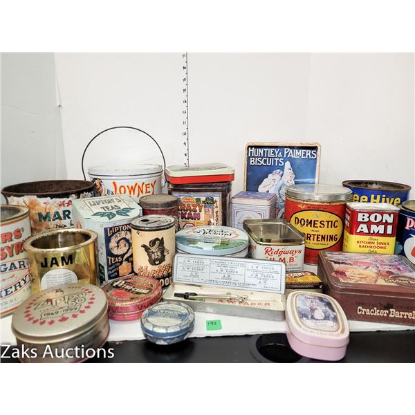 Great Estate Lot of Vintage | Old Tins