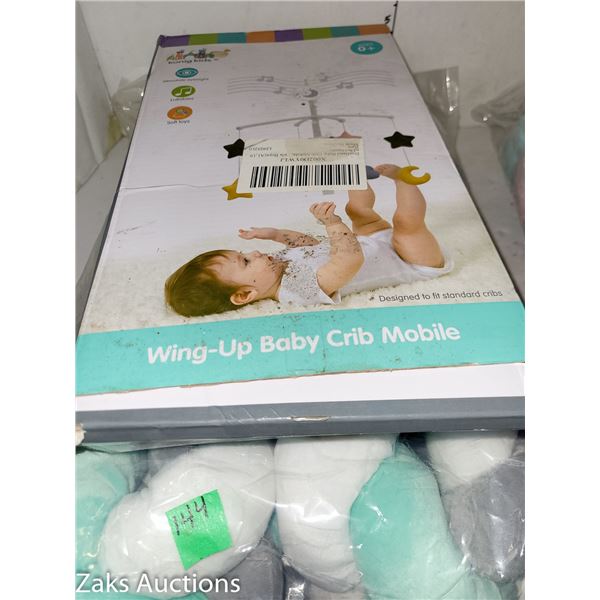 Wing-Up Baby Crib Mobile | Baby Crib Bumper Pads