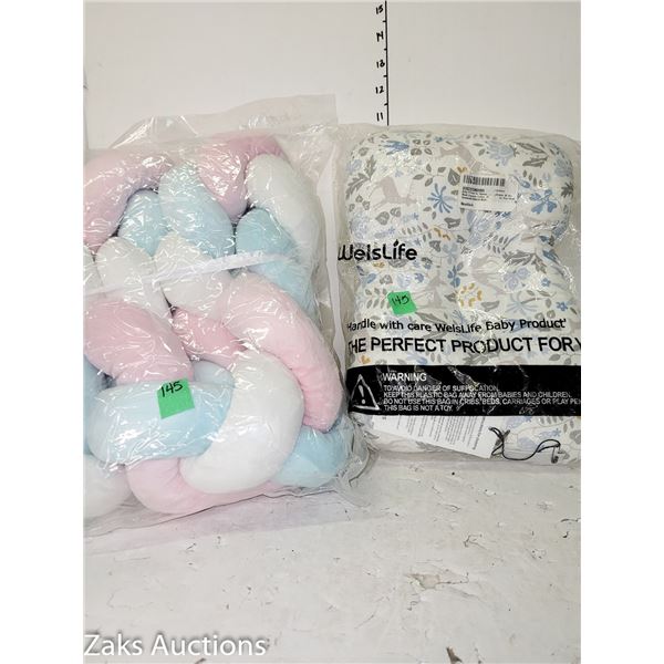 Baby Crib Bumper Pads | Baby Newborn Pillow