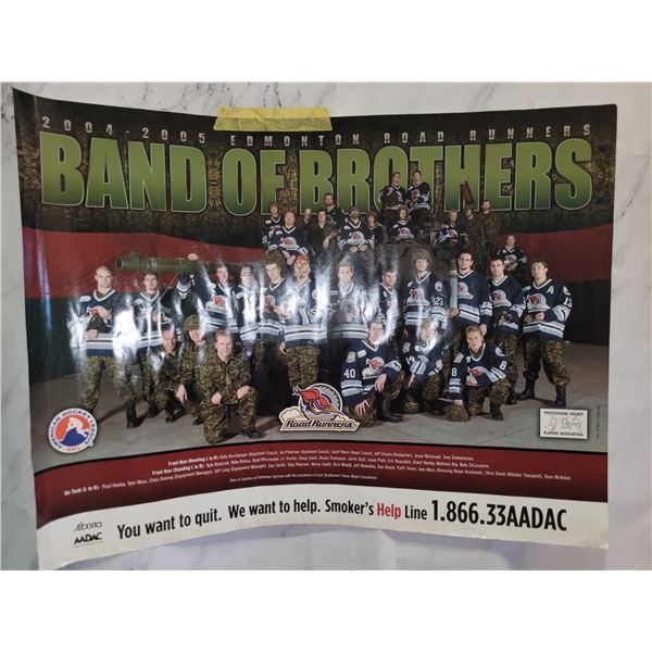 2004-2005 Edmonton Road Runners Poster