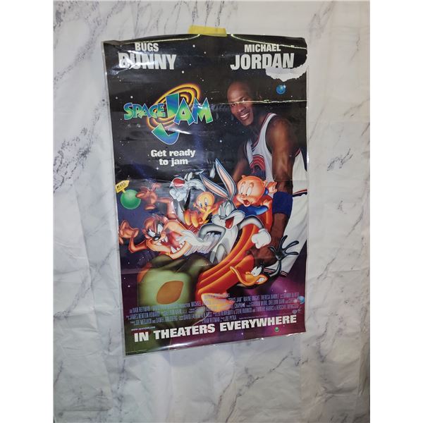 Vintage Space Jam Movie Poster