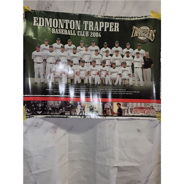 2004 Edmonton Trapper Baseball Club Poster